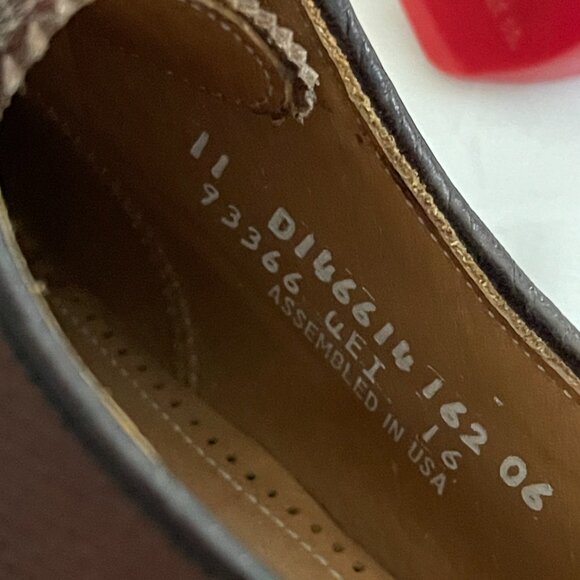 Florsheim Men's Medfield Cap Toe Oxford Cognac Size 11 - Picture 7 of 10